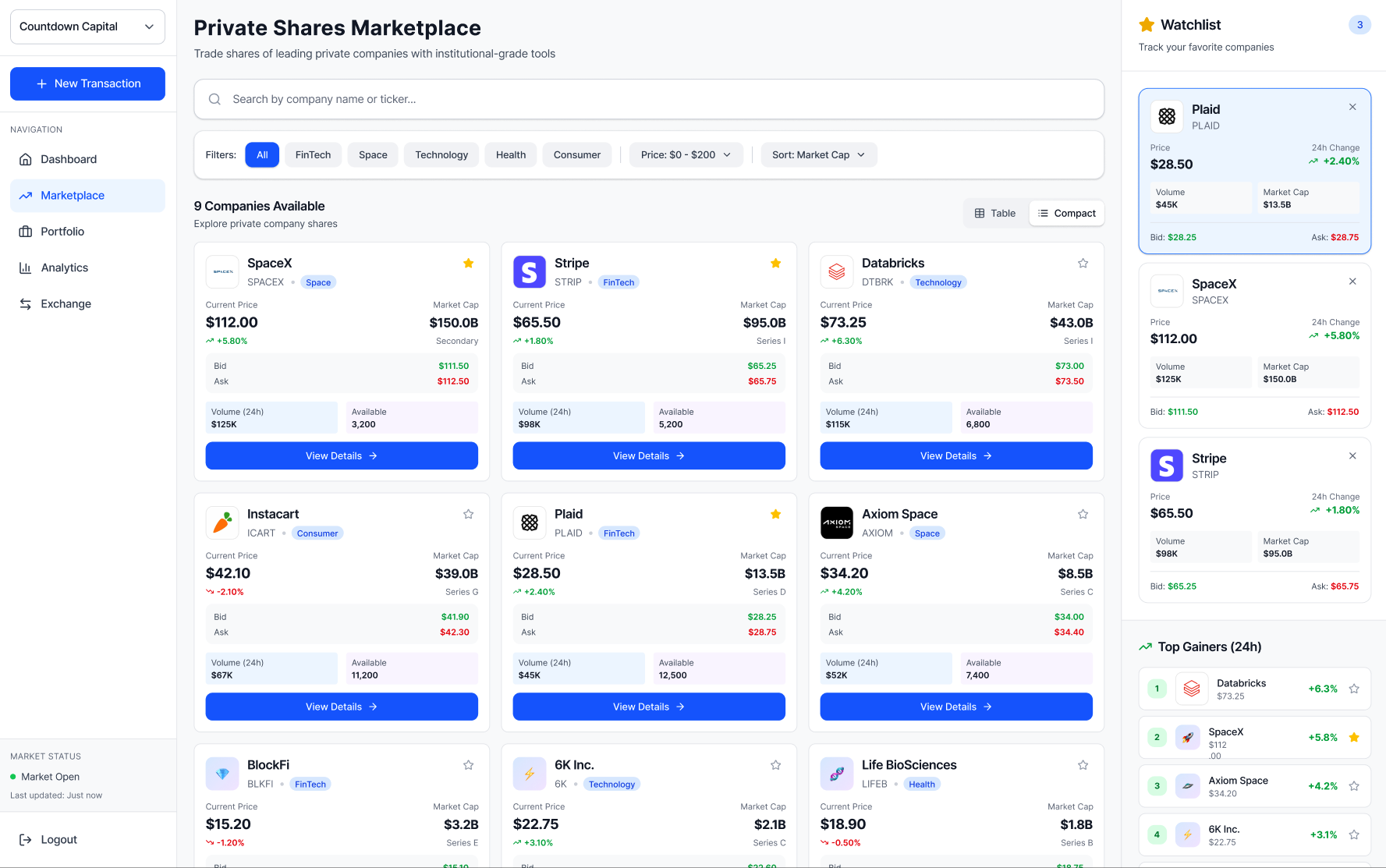 Allocations Marketplace